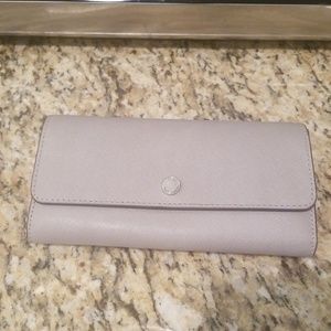 Michael Kors Large Grey Leather Wallet